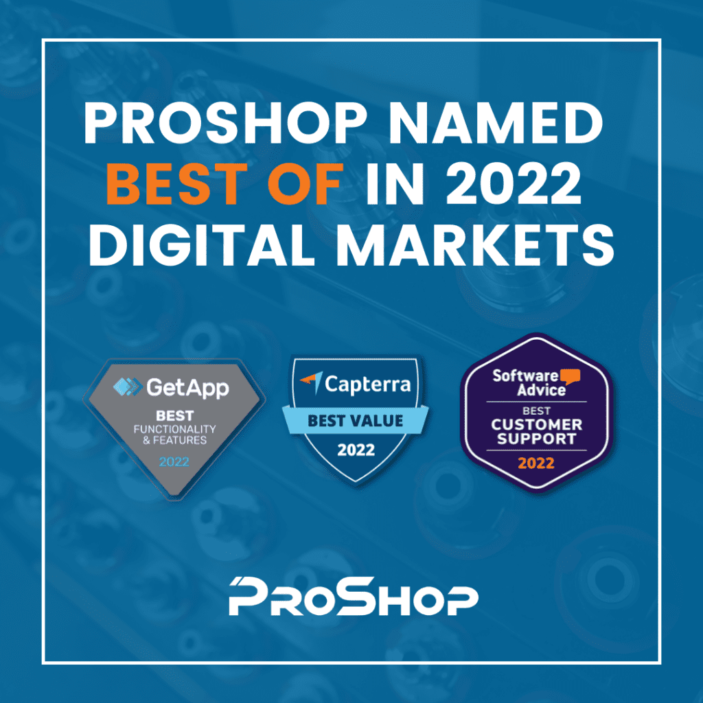 ProShop Named Best Of in 2022 Digital Markets