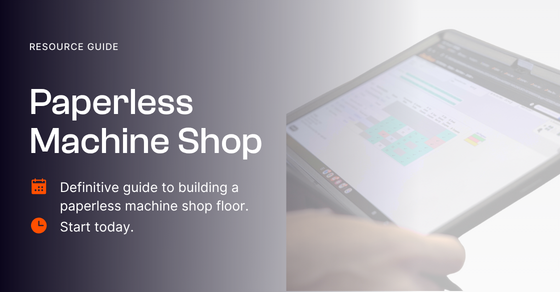 The definitive paperless machine shop guide that helps precision manufacturers build a competitive advantage in the market.